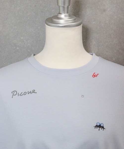 STUDIO PICONE(スタジオピッコーネ)の「コットン100%前後切替プルオーバー(Tシャツ/カットソー・レディース・ライトブルー/ブラック/ホワイト/ベージュ・LL/L/M)」の17枚目の写真
