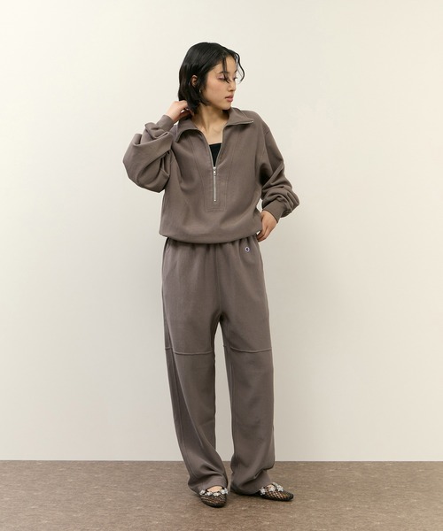 Champion for ADAM ET ROPE'】別注 SWEAT HALF ZIP（スウェット