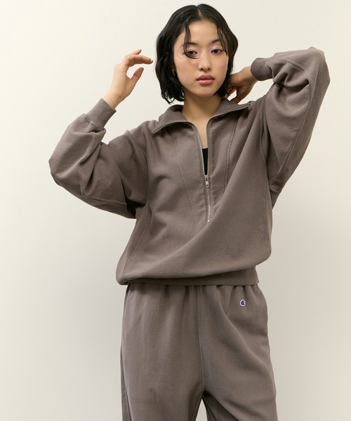 Champion for ADAM ET ROPE'】別注 SWEAT HALF ZIP(スウェット Champion for ADAM ET ROPE'】別注 SWEAT HALF ZIP(スウェット
