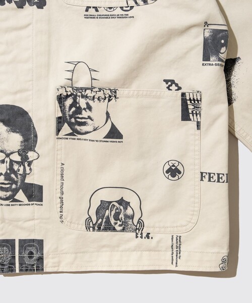 DEMARCOLAB（デマルコラブ）の「DeMarcoLab / HEAD LIKE A HOLE WORK JKT（ブルゾン・メンズ・ナチュラル/ネイビー・M/L/XL）」の9枚目の写真