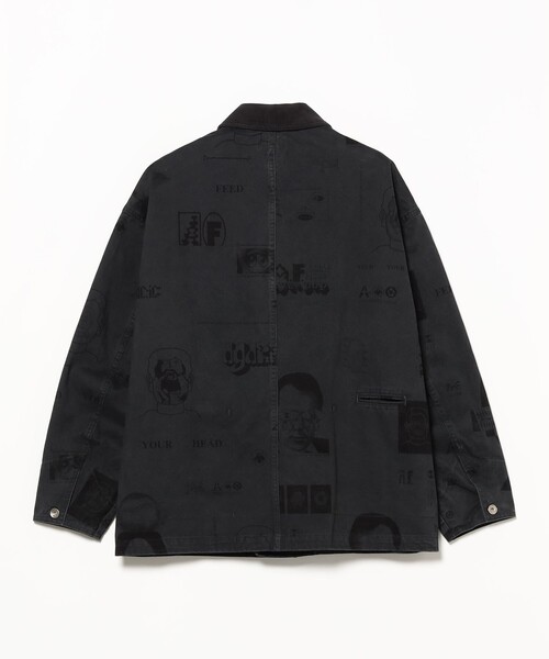 DEMARCOLAB（デマルコラブ）の「DeMarcoLab / HEAD LIKE A HOLE WORK JKT（ブルゾン・メンズ・ナチュラル/ネイビー・M/L/XL）」の12枚目の写真