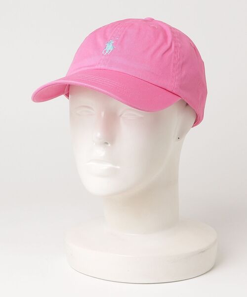 POLO RALPH LAUREN(ポロ ラルフ ローレン)の「コットン チノ ボール キャップ(キャップ・メンズ・ピンク・ONE)」の2枚目の写真