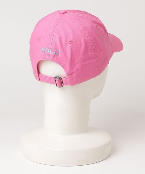 POLO RALPH LAUREN(ポロ ラルフ ローレン)の「コットン チノ ボール キャップ(キャップ・メンズ・ピンク・ONE)」の3枚目の写真