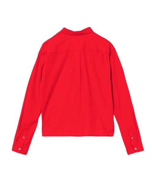 A BATHING APE(アベイシングエイプ)の「CROPPED LENGTH BUTTON DOWN SHIRT(シャツ/ブラウス・レディース・ブルー/レッド/ピンク・SMALL/X-SMALL)」の6枚目の写真