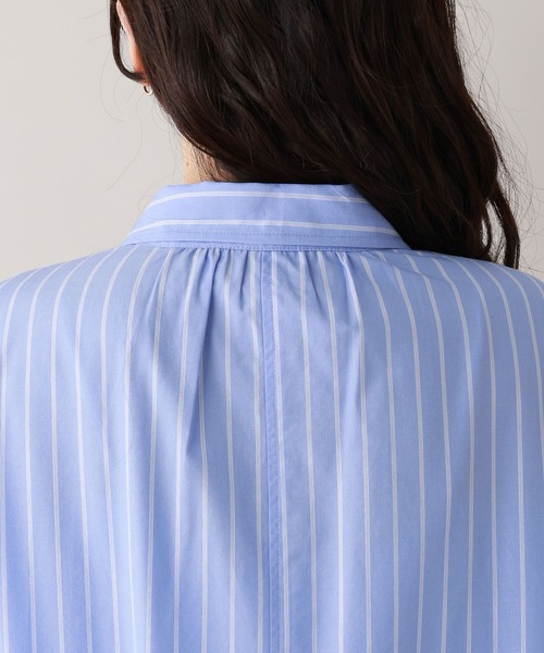 RAGEBLUE（レイジブルー）の「ボリュームスリーブ/ストライプシャツワンピース（シャツワンピース・レディース・ブルー/ベージュ・FREE）」の17枚目の写真