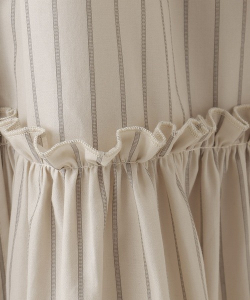 RAGEBLUE（レイジブルー）の「ボリュームスリーブ/ストライプシャツワンピース（シャツワンピース・レディース・ブルー/ベージュ・FREE）」の18枚目の写真