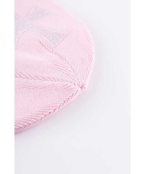UNKNOWN LONDON(アンノウン・ロンドン)の「ビーニー|Pink Cross Rhinestone Beanie|Unknown London(ニットキャップ/ビーニー・メンズ・ピンク・FREE)」の3枚目の写真