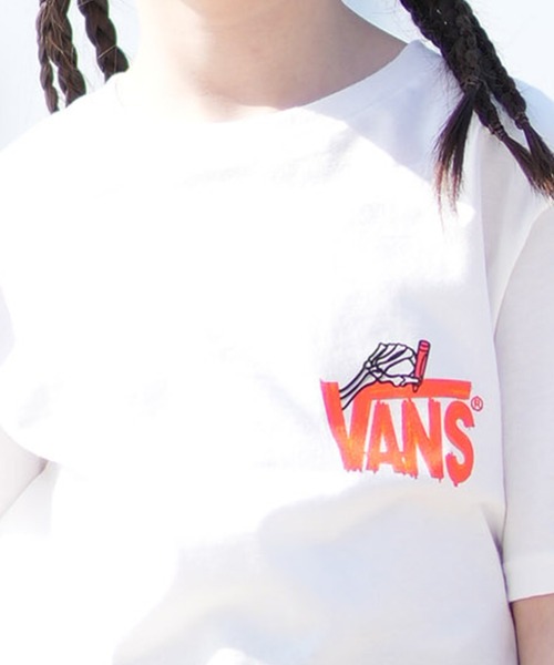 VANS(バンズ)の「VANS/バンズ キッズ 半袖 Tシャツ バックプリント VN000TCK(Tシャツ/カットソー・キッズ・ホワイト/パープル・150cm/140cm/130cm)」の8枚目の写真