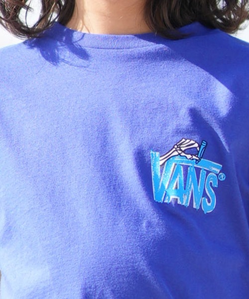 VANS(バンズ)の「VANS/バンズ キッズ 半袖 Tシャツ バックプリント VN000TCK(Tシャツ/カットソー・キッズ・ホワイト/パープル・150cm/140cm/130cm)」の16枚目の写真