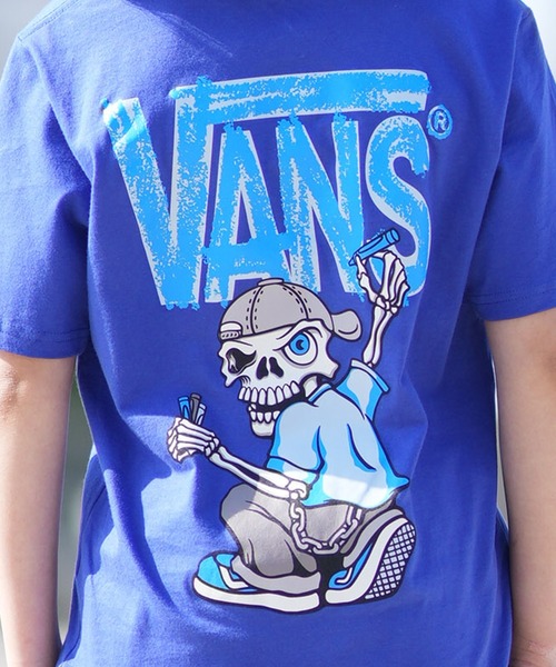 VANS(バンズ)の「VANS/バンズ キッズ 半袖 Tシャツ バックプリント VN000TCK(Tシャツ/カットソー・キッズ・ホワイト/パープル・150cm/140cm/130cm)」の17枚目の写真