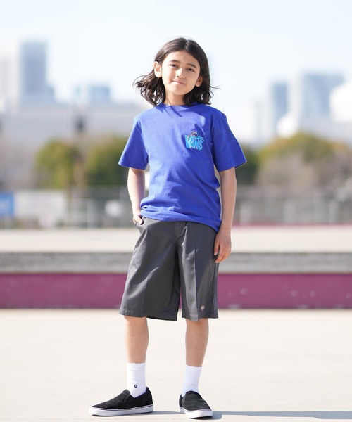 VANS(バンズ)の「VANS/バンズ キッズ 半袖 Tシャツ バックプリント VN000TCK(Tシャツ/カットソー・キッズ・ホワイト/パープル・150cm/140cm/130cm)」の12枚目の写真