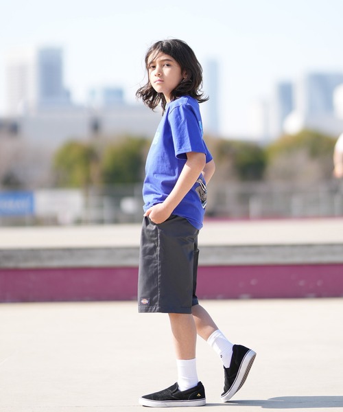 VANS(バンズ)の「VANS/バンズ キッズ 半袖 Tシャツ バックプリント VN000TCK(Tシャツ/カットソー・キッズ・ホワイト/パープル・150cm/140cm/130cm)」の13枚目の写真