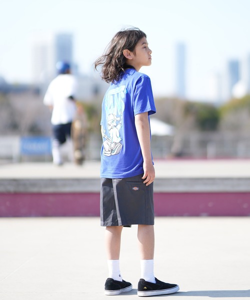 VANS(バンズ)の「VANS/バンズ キッズ 半袖 Tシャツ バックプリント VN000TCK(Tシャツ/カットソー・キッズ・ホワイト/パープル・150cm/140cm/130cm)」の15枚目の写真