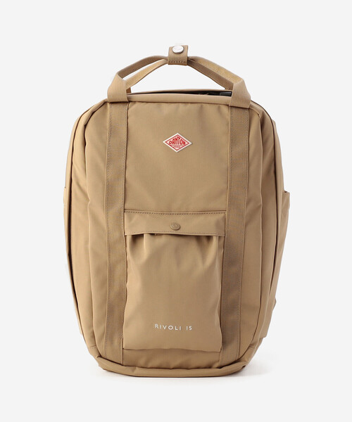 DANTON(ダントン)の「DANTON | バックパック RIVOLI 15 UNISEX(バックパック/リュック・レディース・ベージュ/ブラック・-)」の3枚目の写真