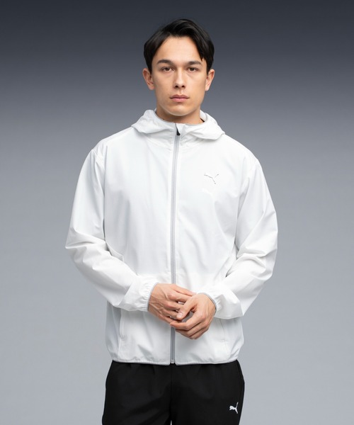 PUMA(プーマ)の「PUMA プーマ メンズ トレーニング プーマ フレックス ストレッチ ウーブン(ブルゾン・メンズ・ホワイト/ブラック・LARGE/XX-LARGE/MEDIUM/SMALL/X-LARGE)」の2枚目の写真