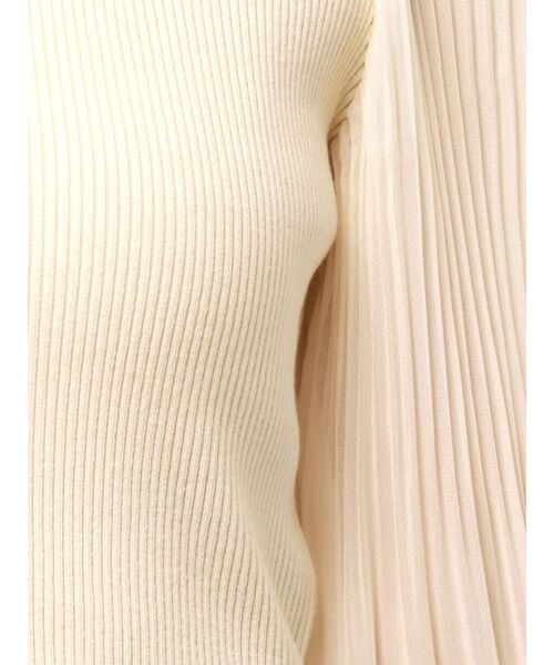 MERCURYDUO（マーキュリーデュオ）の「異素材スリーブカーデニット（ニット/セーター・レディース・アイボリー/オフホワイト・FREE）」の20枚目の写真