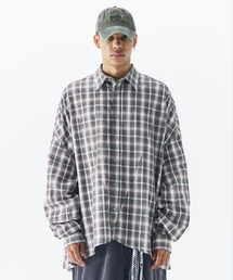 HEDER HELEN（ヘダーヘレン）の「VTG Sector shirt brown（シャツ/ブラウス）」