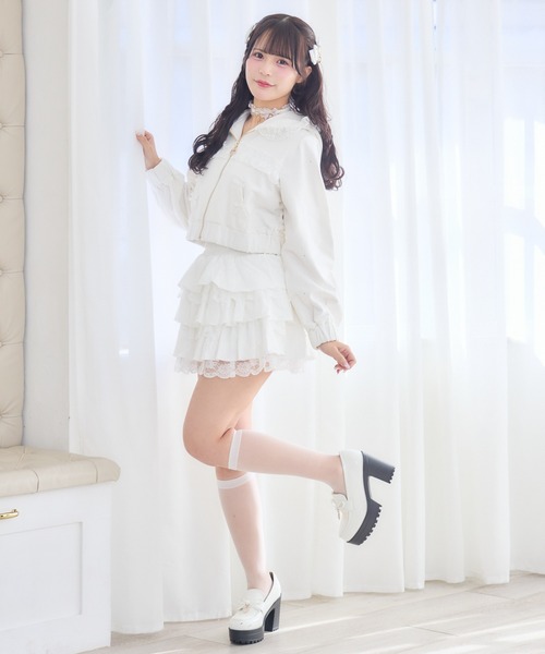 ROJITA(ロジータ)の「レースティアードスカパン(スカート・レディース・ブラック/ホワイト・FREE)」の21枚目の写真