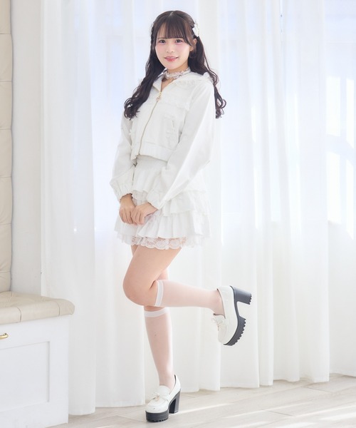 ROJITA(ロジータ)の「レースティアードスカパン(スカート・レディース・ブラック/ホワイト・FREE)」の22枚目の写真