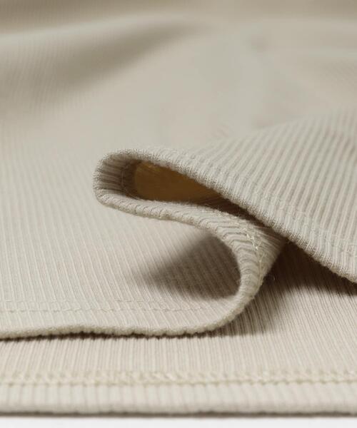 ITEMS URBANRESEARCH（アイテムズ アーバンリサーチ）の「ribタンクトップ（タンクトップ・レディース・ブラック/オフホワイト/キャメル/ベージュ・FREE）」の13枚目の写真