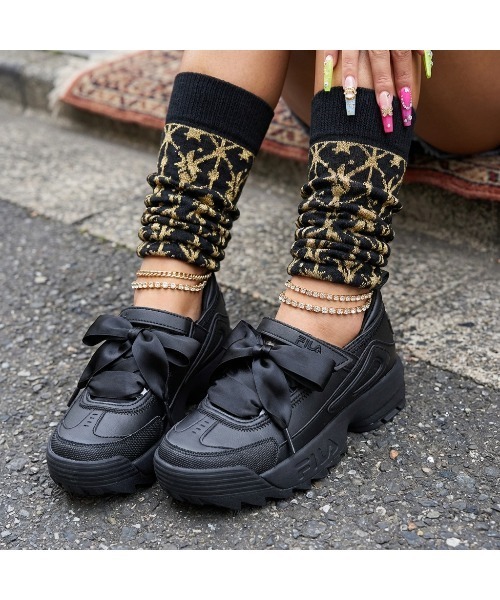 FILA（フィラ）の「DISRUPTOR BALLET / ディスラプターバレエ / 厚底スニーカー（スニーカー・レディース・ブラック・23.0cm/23.5㎝/24.0cm/24.5cm/25.0cm/25.5cm/26.0cm）」の8枚目の写真