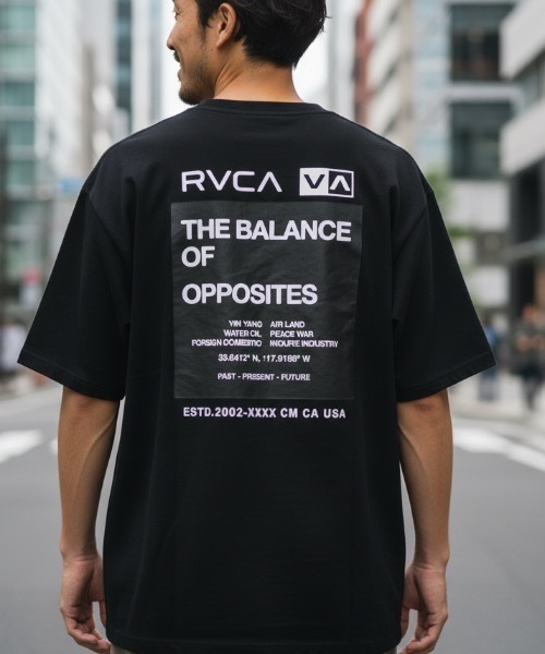 RVCA（ルーカ）の「RVCA メンズ DOUBLE BOX RVCA SS Tシャツ 【2026年春夏モデル】（Tシャツ/カットソー・メンズ・ブラック系その他/ホワイト/ベージュ系その他/ブルー系その他・X-LARGE/LARGE/MEDIUM/SMALL）」の2枚目の写真