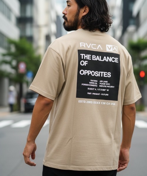 RVCA（ルーカ）の「RVCA メンズ DOUBLE BOX RVCA SS Tシャツ 【2026年春夏モデル】（Tシャツ/カットソー・メンズ・ブラック系その他/ホワイト/ベージュ系その他/ブルー系その他・X-LARGE/LARGE/MEDIUM/SMALL）」の3枚目の写真