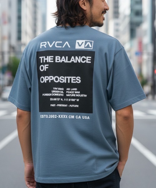 RVCA（ルーカ）の「RVCA メンズ DOUBLE BOX RVCA SS Tシャツ 【2026年春夏モデル】（Tシャツ/カットソー・メンズ・ブラック系その他/ホワイト/ベージュ系その他/ブルー系その他・X-LARGE/LARGE/MEDIUM/SMALL）」の4枚目の写真