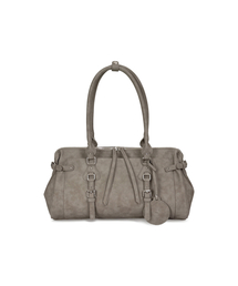 RHOS（ロス）の「バイカーバッグ ラージ [グレー]（ショルダーバッグ）」