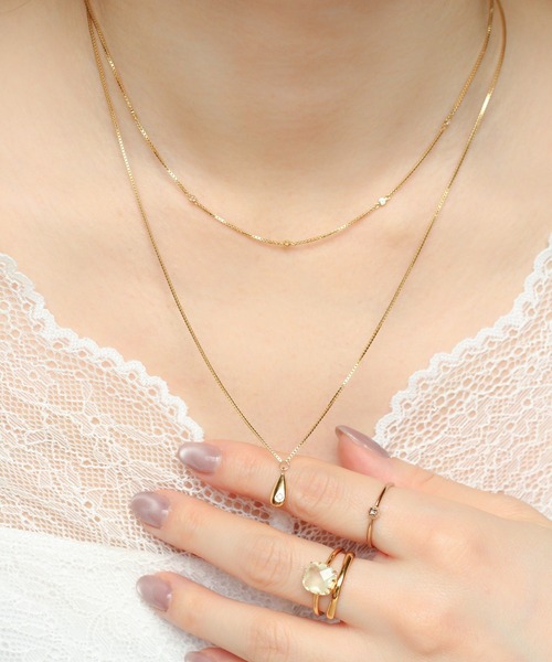 NOIR DE POUPEE(ノワールドプーペ)の「【WEB限定】K18vermeil ニュアンスリング(リング・レディース・ゴールド・#13/#11/#15)」の6枚目の写真