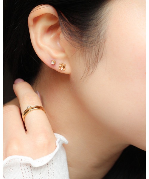 NOIR DE POUPEE(ノワールドプーペ)の「【WEB限定】K18vermeil ニュアンスリング(リング・レディース・ゴールド・#13/#11/#15)」の10枚目の写真