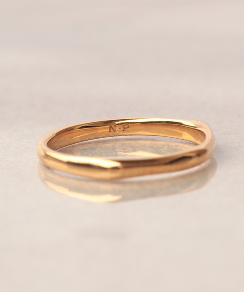 NOIR DE POUPEE(ノワールドプーペ)の「【WEB限定】K18vermeil ニュアンスリング(リング・レディース・ゴールド・#13/#11/#15)」の15枚目の写真