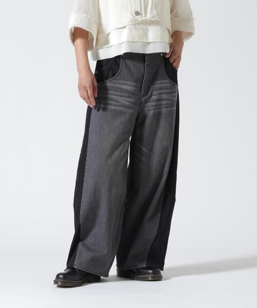 AULA AILA（アウラアイラ）の「AULA AILA/アウラアイラ/別注コクーンシルエットデニムパンツ（デニムパンツ・レディース・ブラック/ブルー・1/0）」の21枚目の写真