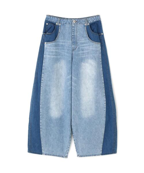 AULA AILA（アウラアイラ）の「AULA AILA/アウラアイラ/別注コクーンシルエットデニムパンツ（デニムパンツ・レディース・ブラック/ブルー・1/0）」の14枚目の写真