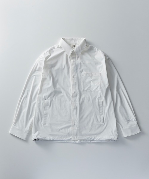 +phenix(プラスフェニックス)の「+phenix(プラスフェニックス) AIRFLOW COACH SHIRT JACKET / エアフロー コーチ シャツジャケット(シャツ/ブラウス・メンズ・ブラック/ホワイト/チャコール・XL/L/M)」の15枚目の写真