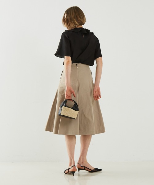 DESIGNWORKS(デザインワークス)の「メモリーオックスフレアスカート(スカート・レディース・ネイビー・38)」の14枚目の写真