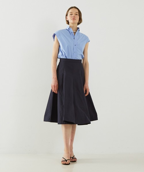 DESIGNWORKS(デザインワークス)の「メモリーオックスフレアスカート(スカート・レディース・ネイビー・38)」の15枚目の写真