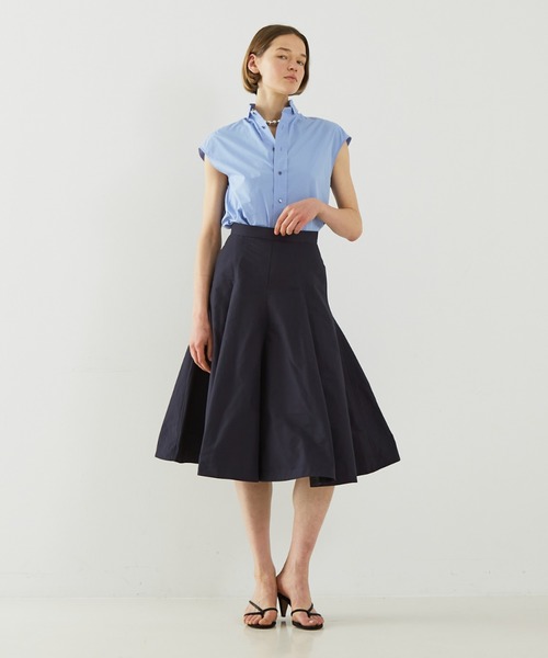 DESIGNWORKS(デザインワークス)の「メモリーオックスフレアスカート(スカート・レディース・ネイビー・38)」の16枚目の写真