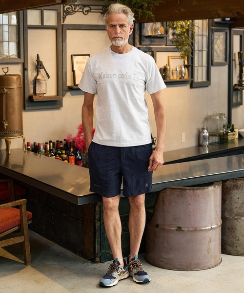 Maison code 13(メゾンコードサーティーン)の「mp14766-Jacquard knit sew shorts ニットショートパンツ(M26S-08)(その他パンツ・メンズ・ネイビー/ブラック・S/M/L)」の10枚目の写真