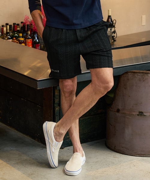 Maison code 13(メゾンコードサーティーン)の「mp14766-Jacquard knit sew shorts ニットショートパンツ(M26S-08)(その他パンツ・メンズ・ネイビー/ブラック・S/M/L)」の13枚目の写真