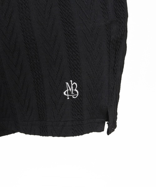 Maison code 13(メゾンコードサーティーン)の「mp14766-Jacquard knit sew shorts ニットショートパンツ(M26S-08)(その他パンツ・メンズ・ネイビー/ブラック・S/M/L)」の19枚目の写真