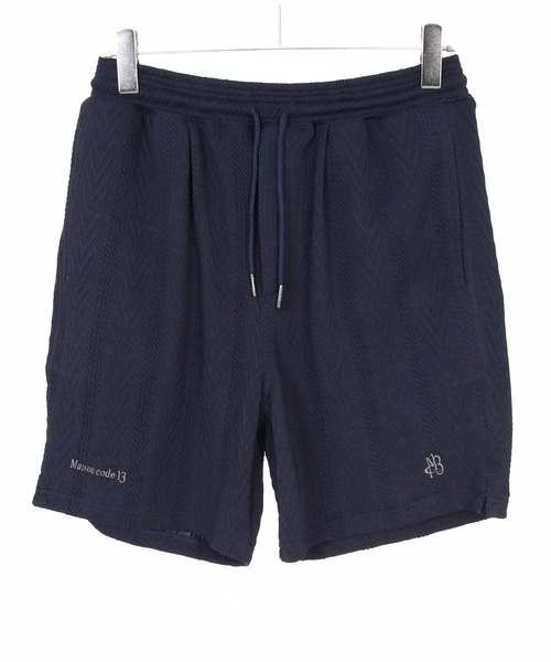 Maison code 13(メゾンコードサーティーン)の「mp14766-Jacquard knit sew shorts ニットショートパンツ(M26S-08)(その他パンツ・メンズ・ネイビー/ブラック・S/M/L)」の21枚目の写真
