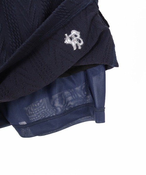 Maison code 13(メゾンコードサーティーン)の「mp14766-Jacquard knit sew shorts ニットショートパンツ(M26S-08)(その他パンツ・メンズ・ネイビー/ブラック・S/M/L)」の3枚目の写真