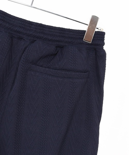 Maison code 13(メゾンコードサーティーン)の「mp14766-Jacquard knit sew shorts ニットショートパンツ(M26S-08)(その他パンツ・メンズ・ネイビー/ブラック・S/M/L)」の4枚目の写真