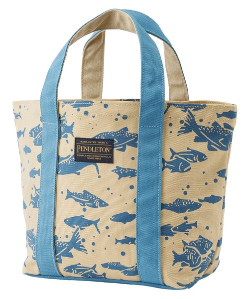 PENDLETON（ペンドルトン）の「PENDLETON/ペンドルトン サーモンフォールズ スローキャンバス ミニトートバッグ（トートバッグ・レディース・ブラック/ブルー・FREE）」の6枚目の写真