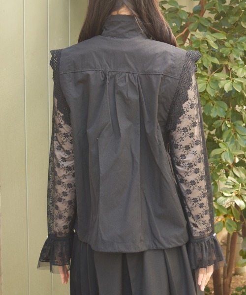 axes femme（アクシーズファム）の「ベスト（Tシャツ/カットソー・レディース・ブラック/ベージュ・FREE）」の5枚目の写真