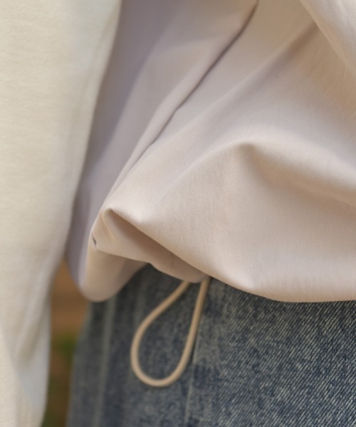 axes femme（アクシーズファム）の「ベスト（Tシャツ/カットソー・レディース・ブラック/ベージュ・FREE）」の10枚目の写真