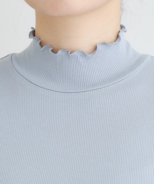 LAURA ASHLEY(ローラアシュレイ)の「【定番人気!5colors/洗える】メロウエラスティックタートル(Tシャツ/カットソー・レディース・イエロー系その他/サックスブルー/アイボリー/ネイビー/ピンク・40/38)」の8枚目の写真