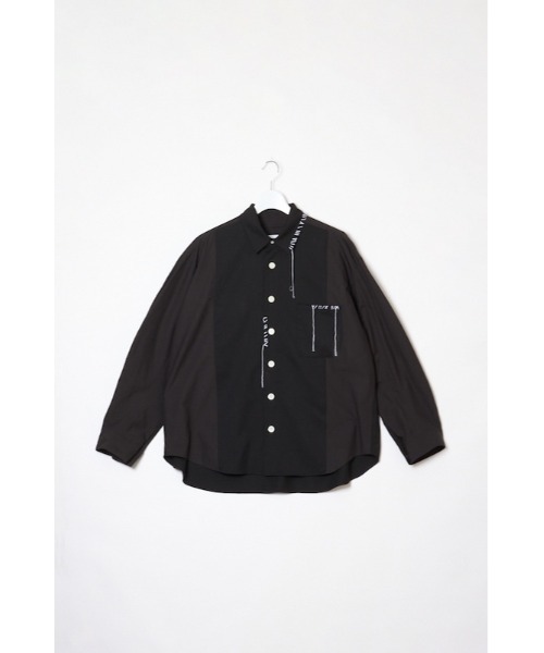 DISCOVERED（ディスカバード）の「DISCOVERED TWO OVER SHIRTS（シャツ/ブラウス・メンズ・ブラック/ホワイト・3/1）」の2枚目の写真
