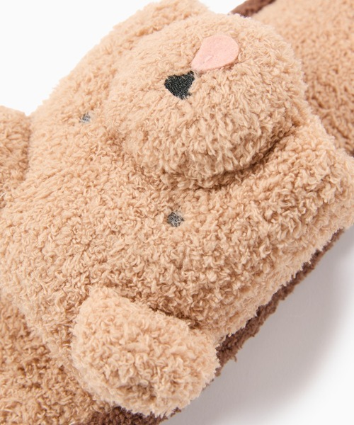 Casselini(キャセリーニ)の「Casselini HOME(キャセリーニ ホーム)アニマルルームシューズ(ルームシューズ/スリッパ・レディース・アイボリー/ベージュ/ミント・FREE)」の14枚目の写真